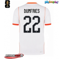 Holandia Denzel Dumfries #22 Koszulka Wyjazdowa MŚ 2026 Krótki Rękaw